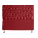 Ver imagem 3 de Kit de Quarto Cabeceira de Cama Box e Calçadeira Baú Bella Casal Queen 160 Cm Suede Botão Strass Ver