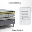 Ver imagem 6 de Colchão King Lux Molas Ensacadas + Base 193x203x66