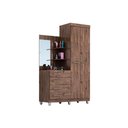 Ver imagem 4 de Guarda Roupa 2 Portas e 4 Gavetas C- 1 Espelho Melissa Nature-off White - Acp