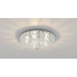 Plafon de Cristal Legitimo Redondo 50cm Soq 8xg9 - 2