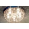 Plafon de Cristal Legitimo Redondo 50cm Soq 8xg9 - 4