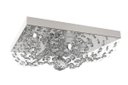 Ver imagem 1 de Plafon de Cristal Legitimo Quadrado 25x25cm Soq 4xg9