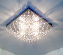 Ver imagem 4 de Plafon de Cristal Legitimo Quadrado 25x25cm Soq 4xg9