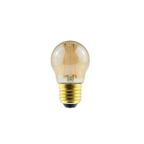 Kit de Lâmpadas Bolinha Filamento Led 4w G45 E27 Luz Quente - 4 Lâmpadas