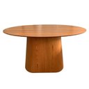 Ver imagem 1 de Base Para Mesa De Jantar Cone Oval Para Tampos De 198X122cm Até 260X140cm Marrom