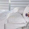 Cobre Leito Queen Jardine Dupla Face com Lese 03 Peças - Branco - 3