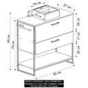 Ver imagem 3 de Gabinete de Banheiro 80cm Industrial com Cuba Satto Mel Z54 - Mpozenato