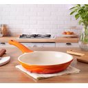 Ver imagem 7 de Jogo 5 Panelas Laranja Cerâmica Indução Cook&chef Mimo Style