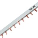 Ver imagem 1 de BARRAMENTO DIN 2 POLOS - 63A 1MT/27 DISJUNTOR BIFASICO