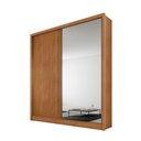 Ver imagem 1 de Guarda-roupa Virtus 1600 com 1 Porta Espelho Peliculado 2 Portas e 3 Gavetas