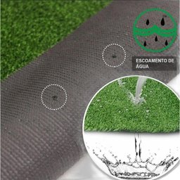 Grama Sintética Amarela 20mm com Proteção Uv e Anti-fungo 2,00 X 1,50m (3m²) - 5