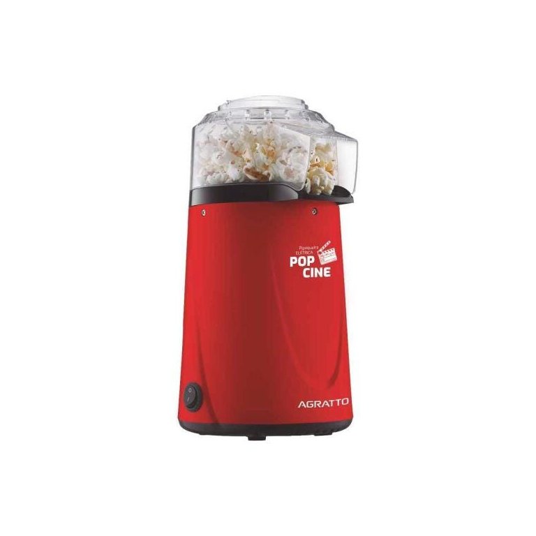 Pipoqueira Elétrica Pop Cine Vermelha 127v Agratto