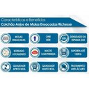 Ver imagem 2 de Colchão Casal Molas Ensacadas Visco Gel Masterpocket Richesse Euro Pillow (138x188x36) - Anjos