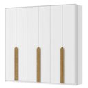 Ver imagem 2 de Guarda-roupa Casal Barcelona 6 Portas 4 Gavetas Branco Fosco - Mx Móveis