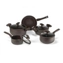 Ver imagem 1 de Jogo de Panelas Indução 5 Peças Marron HERCULES - PA300