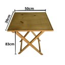 Ver mais imagens de Tábua de Churrasco / Mesa Dobrável Madeira Pinus - Volpato