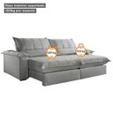 Ver imagem 7 de Sofá Retrátil Reclinável Genova 2,80 Metros 4 Lugares