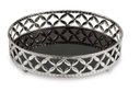 Ver imagem 2 de Kit Bandeja Prata em Metal C/ Espelho Preto 3 Pcs 11406 Mart