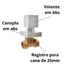 Ver imagem 3 de Registro Pressão Chuveiro 1416 3/4 Quadrado 25mm Completo