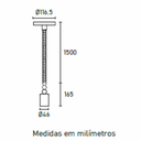 Ver imagem 3 de Pendente Sailor Wood Corda Sisal 1500mm - Marrom Gold