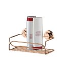 Ver imagem 1 de Suporte Multiuso Banho com Ventosas Cor Rosé Gold Future
