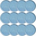 Ver imagem 1 de Kit 12 Pratos Cerâmica Azul Rasos 27cm Porto Brasil Linhas Breeze Mesa Posta Jantar