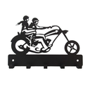 Ver imagem 1 de Porta Chaves Chopper 22 X 15 Cm Preto Lixa Artístic Laser