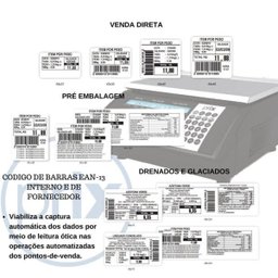 Balança Etiquetadora Toledo - Prix 4 Uno - Ethernet - Incluso 30 Rls de Etiq. - 3