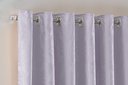 Ver imagem 3 de Cortina Jacquard Luxo em Tecido Semi Blackout Sala 6,00x2,80:cinza