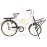 Bicicleta Cargueira Retro - Creme com Marrom - 1