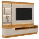 Ver imagem 5 de Rack para Sala com Painel para Tv 70 Pol Led 238cm Spencer L05 Tauari Off White Fosco - Lyam Decor