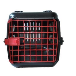 Caixa Transporte - Tam. 2 - Teto Preto Porta Colorida - Vermelho - 3