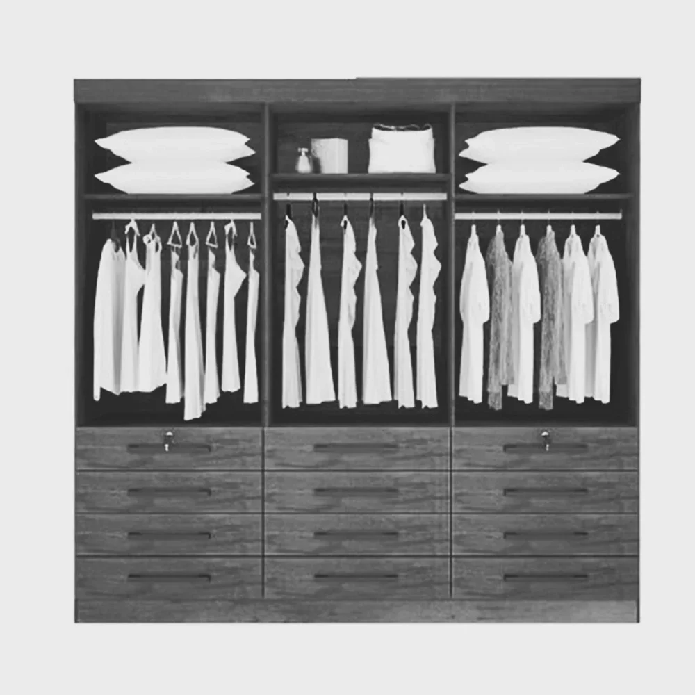 Guarda Roupa Mônaco 6 PTS D' Doro Branco - 2