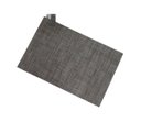 Ver imagem 1 de Jogo Lugar Americano Retangular Cinza 45 (L) x 30 (A)cm PVC Decoração Mesa Jantar Descanso Prato