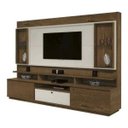 Ver imagem 2 de Home Theater Coliseu para Tv de até 58 Polegadas Nogal Rústico com Off White