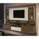 Ver imagem 1 de Home Theater Coliseu para Tv de até 58 Polegadas Nogal Rústico com Off White