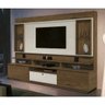 Home Theater Coliseu para Tv de até 58 Polegadas Nogal Rústico com Off White - 1