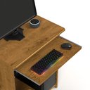 Ver imagem 3 de Mesa para Computador Prática para Sala Quarto Escritório Freijó