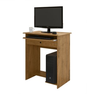 Mesa para Computador Prática com Gavetas para Sala Quarto Escritório Freijó