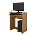 Ver imagem 1 de Mesa para Computador Prática com Gavetas para Sala Quarto Escritório Freijó