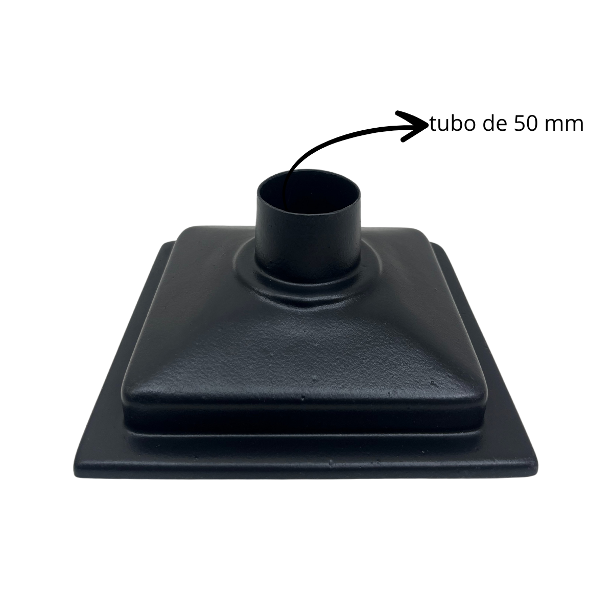 Ralo Quadrado 20x20 Aluminio Concavo Coletor Saída 2 Polegadas - 3