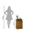 Ver imagem 3 de Mesa de Cabeceira 4 Gavetas Luxo Ii Freijó