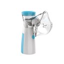 Ver imagem 2 de Nebulizador Portátil Hhw302plus Mesh Recarregável para Adultos e Crianças Branco Azul