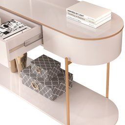 Aparador para Sala de Estar Orgânico Industrial Beca D05 Off White - Lyam Decor - 7 Aparador para Sala de Estar Orgânico Industrial Beca D05 Off White - Lyam Decor - 7