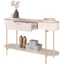 Ver imagem 7 de Aparador para Sala de Estar Orgânico Industrial Beca D05 Off White - Lyam Decor