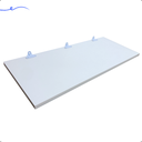Ver imagem 1 de 1 Prateleira Branca 60X30 Com Suporte Flutuante Mdf Organizadora Decoração Cozinha Quarto Banheiro