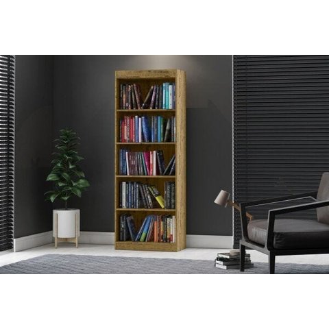 Organizador Livreiro Para Livros 4 Prateleiras Organizador Sala Escritório Multiuso Encanto Nature