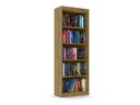 Ver imagem 2 de Organizador Livreiro Para Livros 4 Prateleiras Organizador Sala Escritório Multiuso Encanto Nature