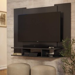 Painel para Tv até 50 Polegadas Ej Preto - Ej Móveis - 3