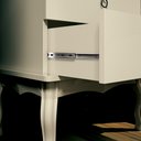 Ver imagem 3 de Mesa de Cabeceira Luis xv Off White - Edn Móveis